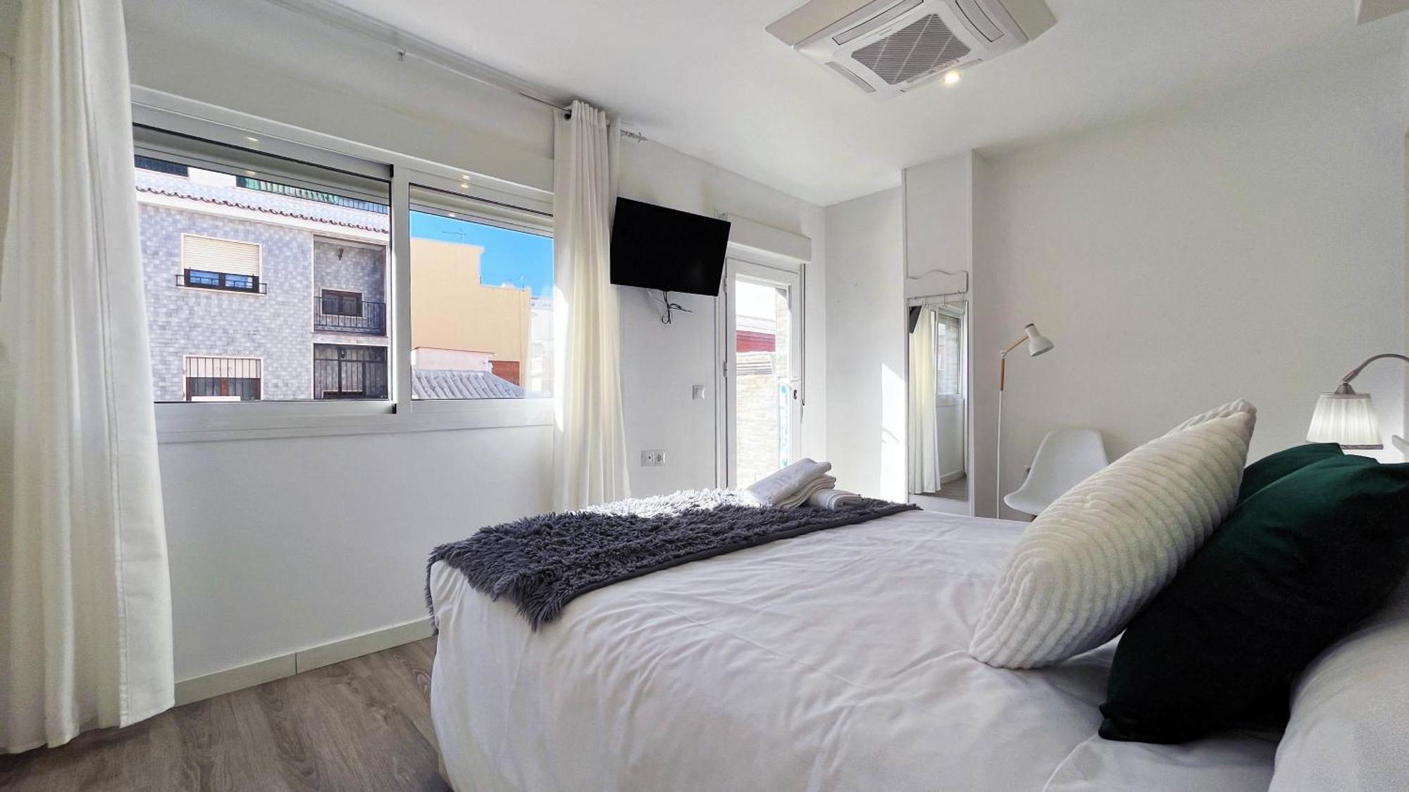 A 5 Minutos De La Playa Con Terraza En Malaga公寓 外观 照片